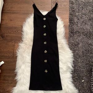 Planet Gold Bodycon Dress
